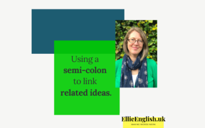 How to use a semi-colon to link two related and ideas (and force your reader to see the connection)