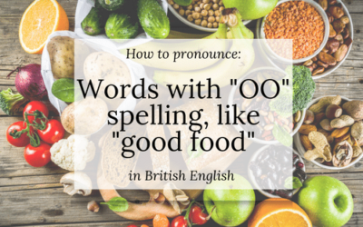 How to pronounce words with “OO” spelling